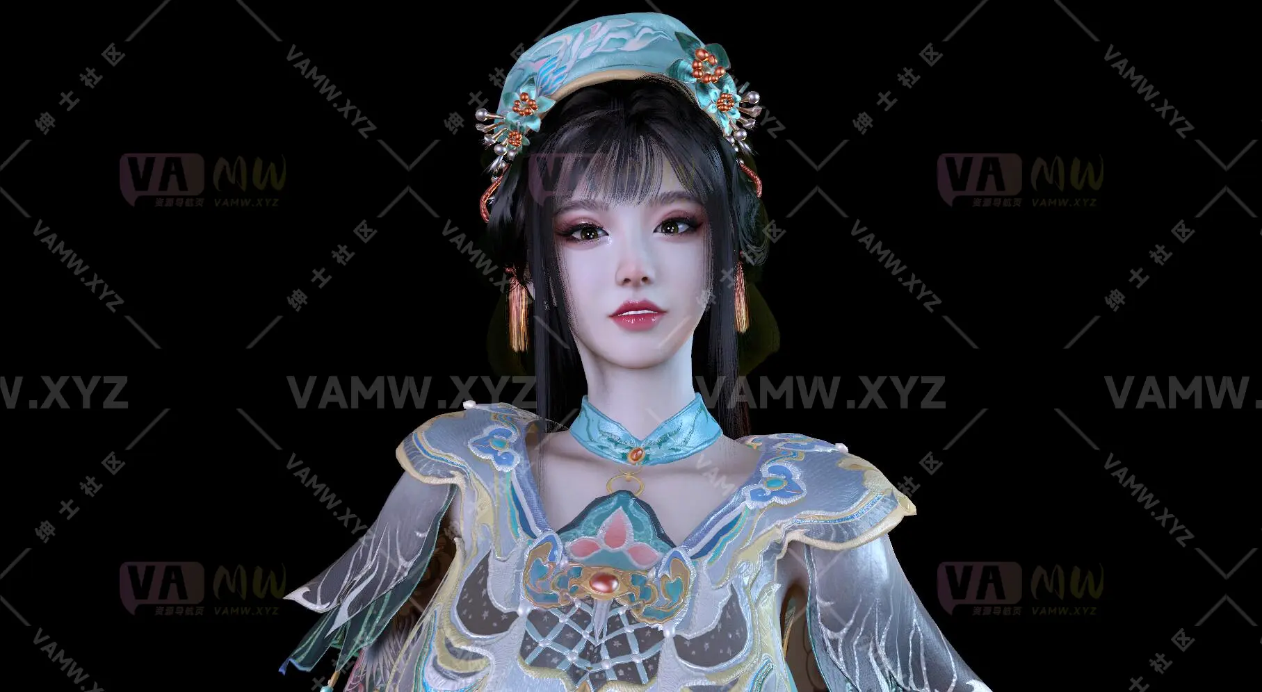 [VAM人物Looks]真实女友游戏 古风美女 未知.彩云瑶.1-VAM资源