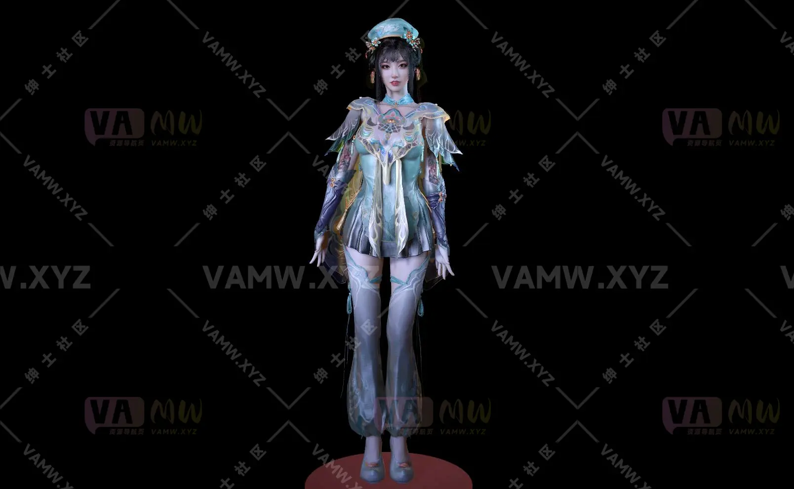 图片[2]-[VAM人物Looks]真实女友游戏 古风美女 未知.彩云瑶.1 - VAM资源-VAM资源