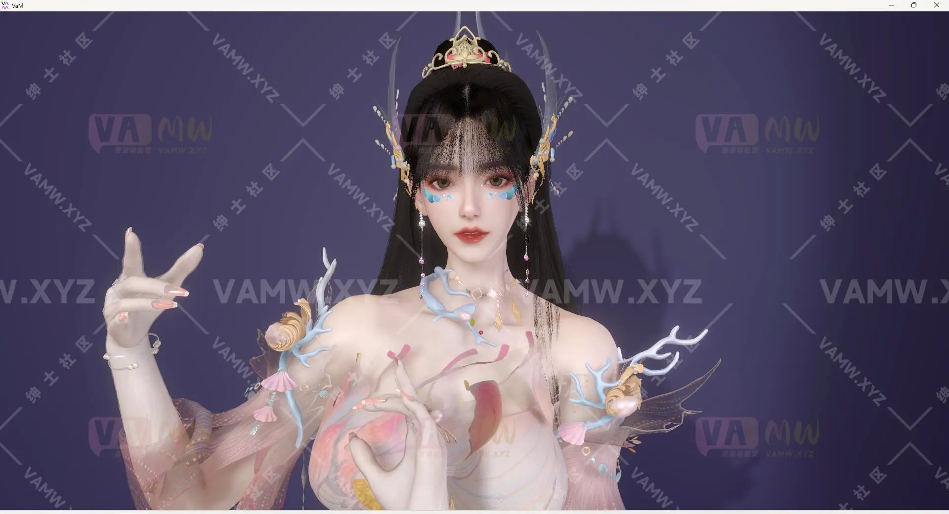 [VAM人物Looks]真实女友游戏 古风美女 龙吉公主 未知.龙女.1-VAM资源