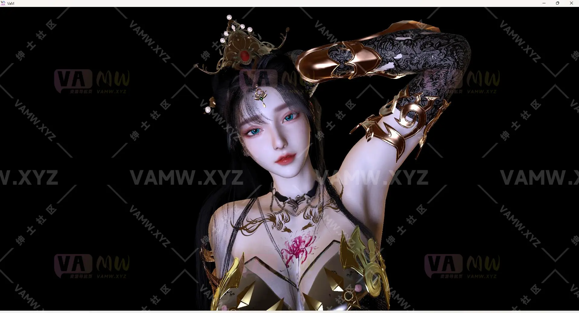 [VAM人物Looks]真实女友游戏 古风美女 101.魔女安心.1-VAM资源