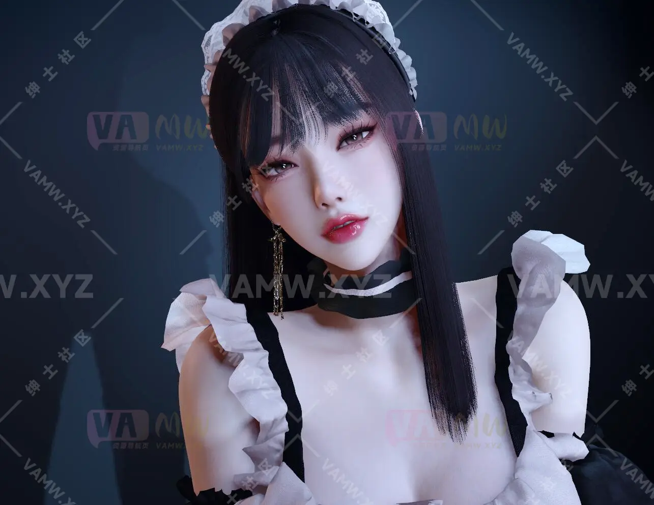 [VAM人物Looks]真实女友游戏 lengdi.女仆.1-VAM资源