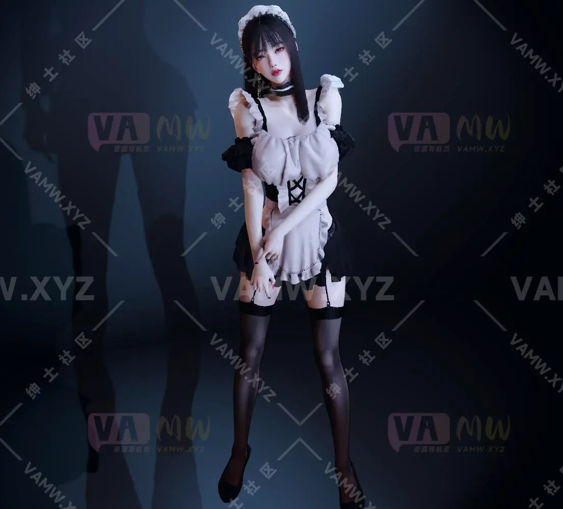 图片[2]-[VAM人物Looks]真实女友游戏 lengdi.女仆.1 - VAM资源-VAM资源