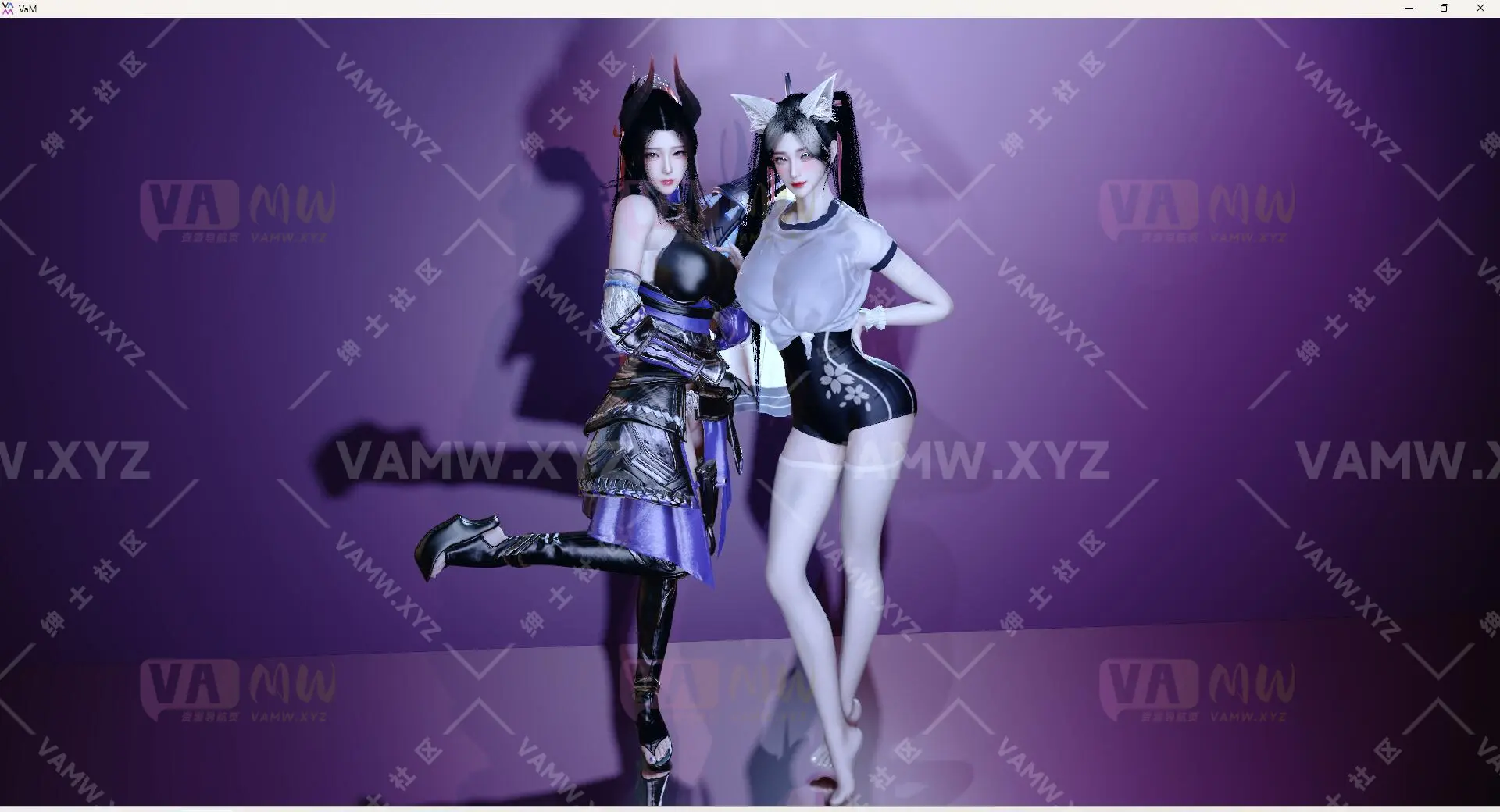 图片[2]-[VAM人物Looks]真实女友游戏 古风美女 永劫无间妖刀姬+原神胡桃 vamxw.妖刀姬胡桃.1 - VAM资源-VAM资源