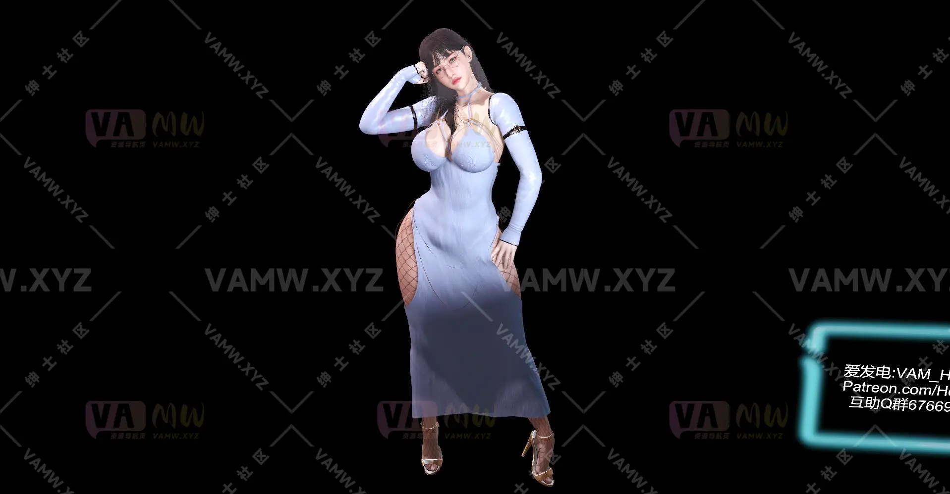 [VAM人物Looks]真实女友游戏 英语老师Herloves.B04-Ya.1-VAM资源