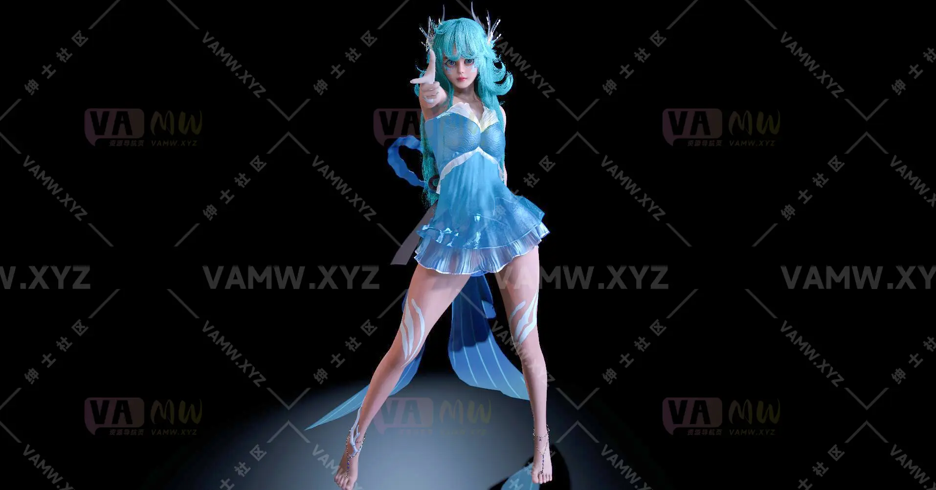 图片[2]-[VAM人物Looks]真实女友游戏 Anonymous.朵里亚.1 - VAM资源-VAM资源