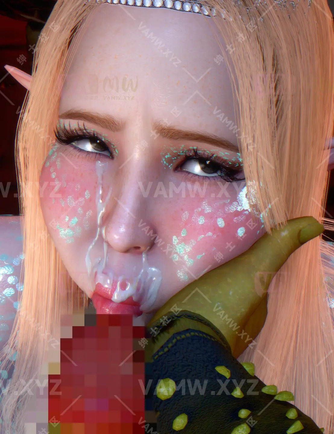 [VAM场景scene]真实女友游戏 精灵女王 汉化sevenseason.Elf_Queen_X_Goblin_4_0.1-VAM资源