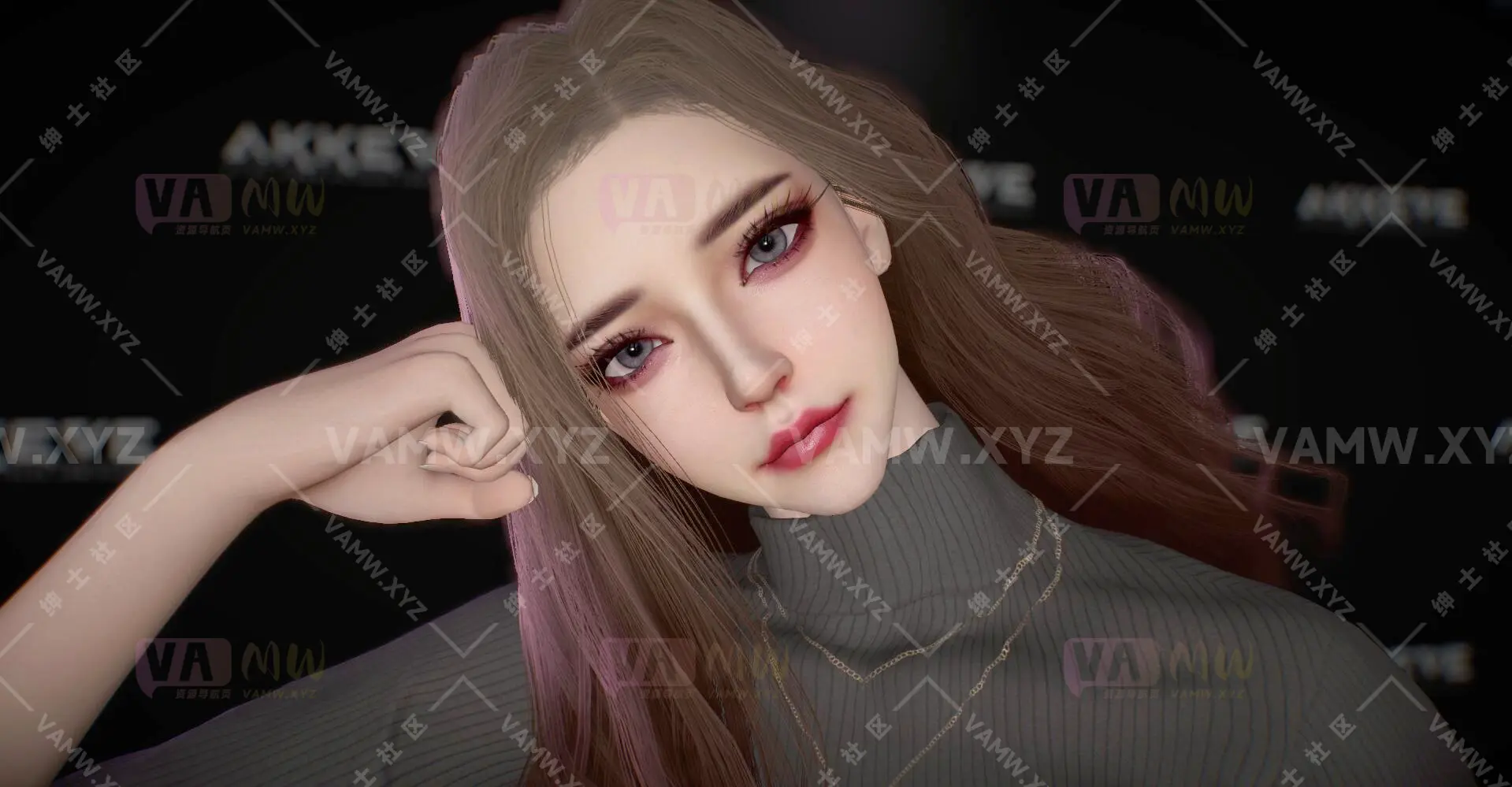 [VAM人物Looks]真实女友游戏 -AKKEVE.051_Elizabeth.1-VAM资源