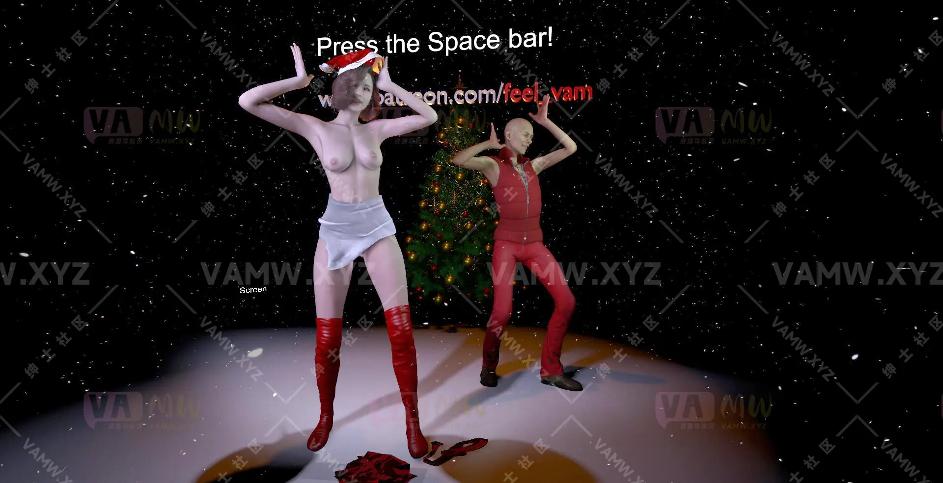 [VAM场景scene]真实女友游戏 圣诞老人的礼物 Feel.GrandpaChristmas.5-VAM资源