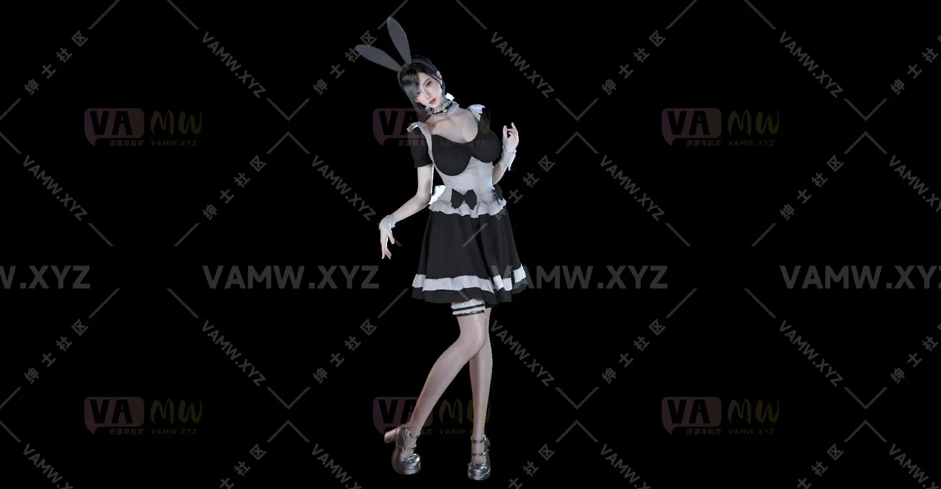 图片[2]-[VAM人物Looks]真实女友游戏 HMZ.尤物女仆.1 - VAM资源-VAM资源