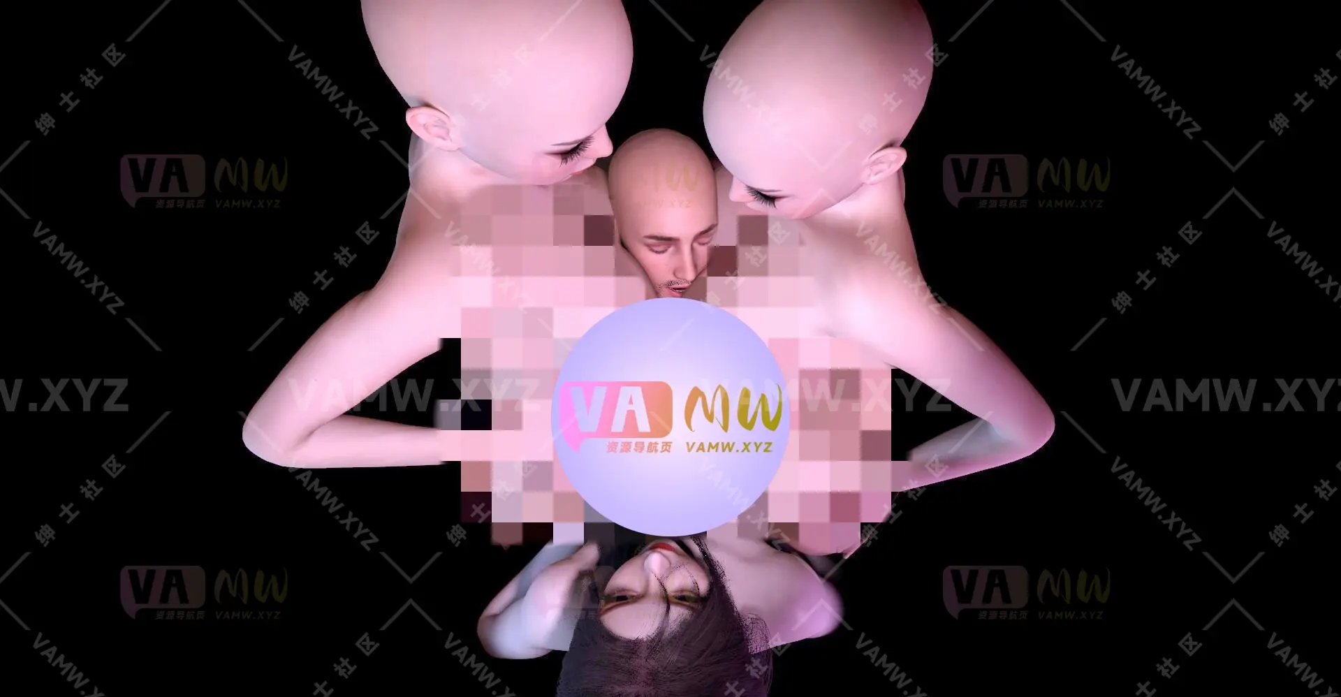 [VAM场景scene]真实女友游戏 abc_tits.Harem_Titsjob.1-VAM资源